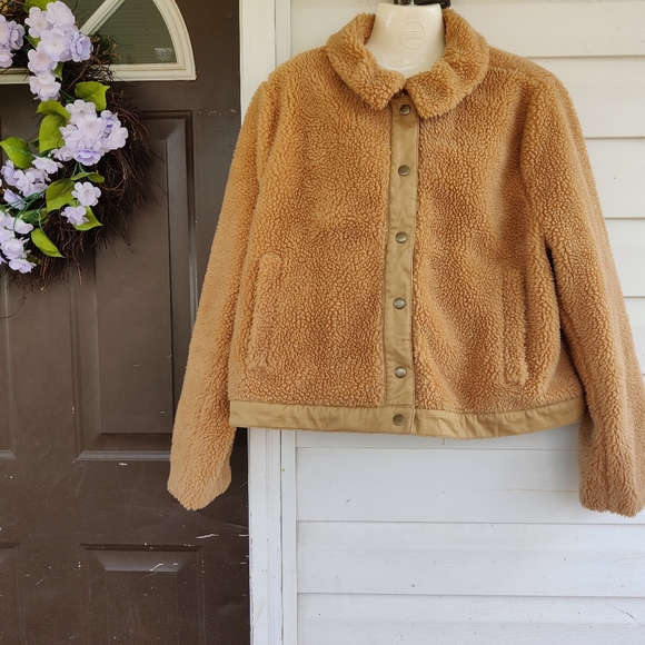 Madewell Sherpa Jacket Size 2XL - Picture 3 of 6